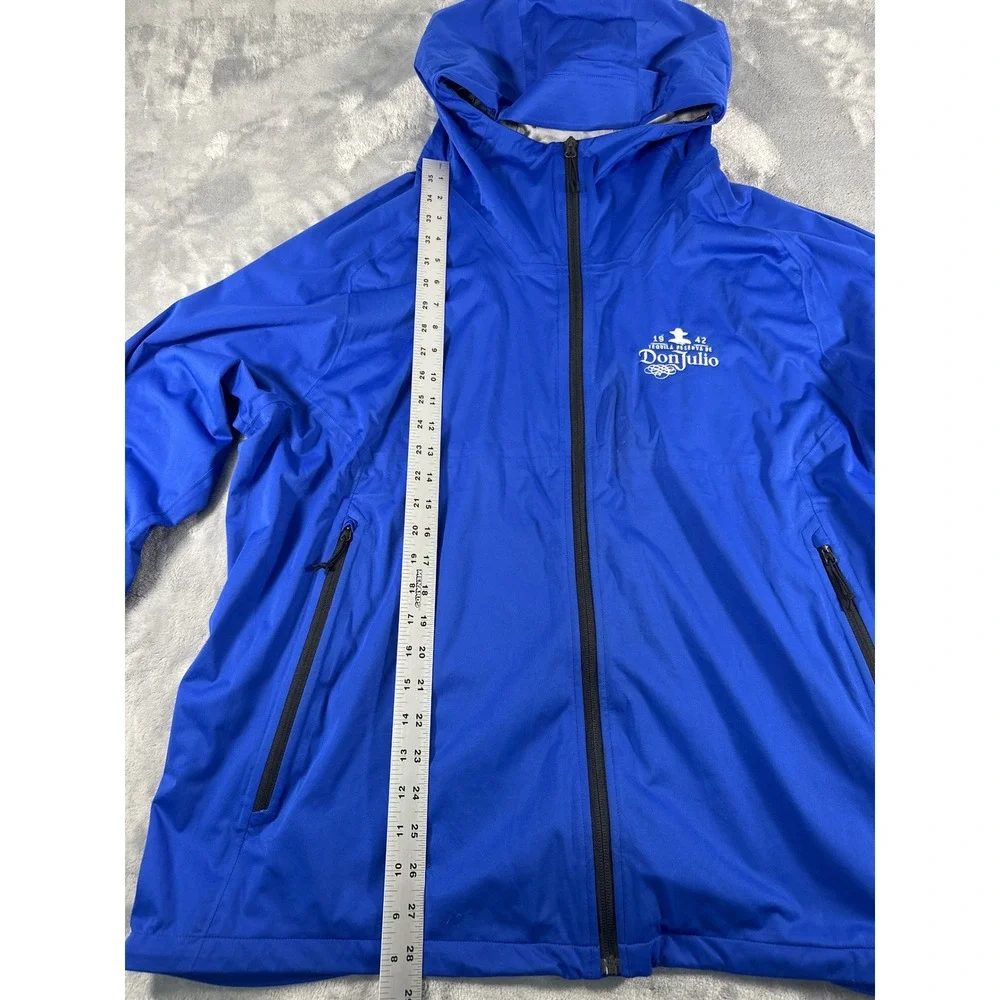 The North Face Mens Blue Don Julio Tequila Hooded Softshell Jacket XXL Full Zip